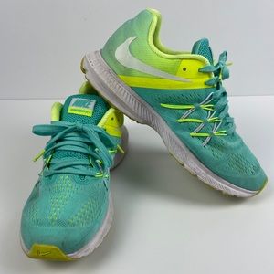 Nike Zoom Winflo 3 Running Shoes YELLOW/GREEN